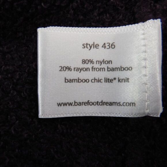 Barefoot Dreams Sweater Womens S / M Purple Bamboo Chic Lite Open Drape Cardigan - Picture 4 of 6